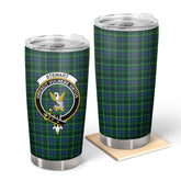 Stewart Hunting Modern Tartan Crest Tumbler