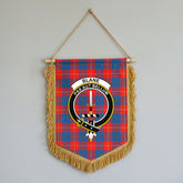 Blane Tartan Crest Wall Hanging Banner - Wood Pole