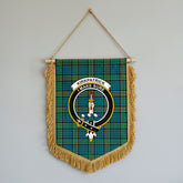 Kirkpatrick Ancient Tartan Crest Wall Hanging Banner - Wood Pole