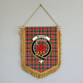 McDuff Ancient Tartan Crest Wall Hanging Banner - Wood Pole