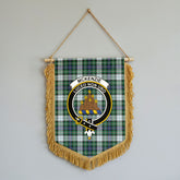 McKenzie Dress Ancient Tartan Crest Wall Hanging Banner - Wood Pole