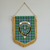 Morrison Ancient Tartan Crest Wall Hanging Banner - Wood Pole