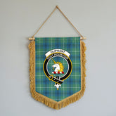 Oliphant Ancient Tartan Crest Wall Hanging Banner - Wood Pole