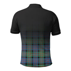 McDonnell of Glengarry Ancient Tartan Crest Polo Shirt - Thistle Black Style