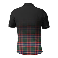 McFarlane Hunting Modern Tartan Crest Polo Shirt - Thistle Black Style