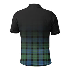 McKay Ancient Tartan Crest Polo Shirt - Thistle Black Style