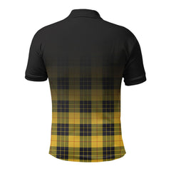 McLeod of Lewis Ancient Tartan Crest Polo Shirt - Thistle Black Style