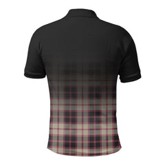 McPherson Hunting Ancient Tartan Crest Polo Shirt - Thistle Black Style