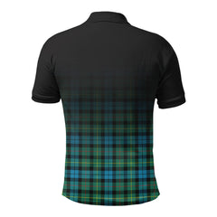 Rollo Ancient Tartan Crest Polo Shirt - Thistle Black Style