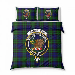 Bannatyne Tartan Crest Bedding Set