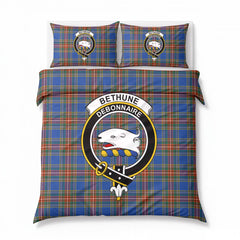Bethune Ancient Tartan Crest Bedding Set