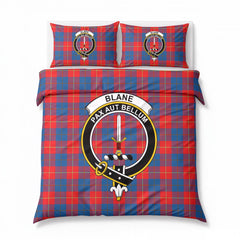 Blane Tartan Crest Bedding Set