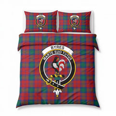 Byres Tartan Crest Bedding Set