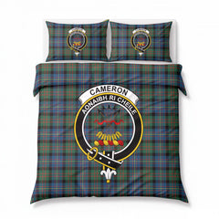 Cameron of Erracht Ancient Tartan Crest Bedding Set