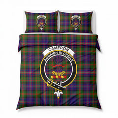 Cameron of Erracht Modern Tartan Crest Bedding Set
