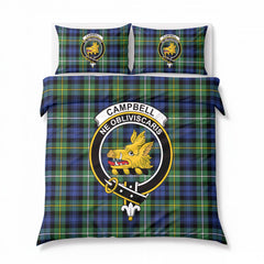 Campbell Argyll Ancient Tartan Crest Bedding Set