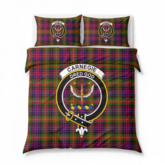 Carnegie Modern Tartan Crest Bedding Set