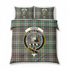 Craig Ancient Tartan Crest Bedding Set