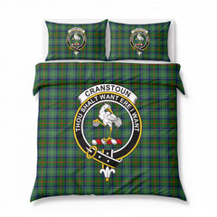 Cranstoun Tartan Crest Bedding Set