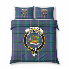Douglas Modern Tartan Crest Bedding Set