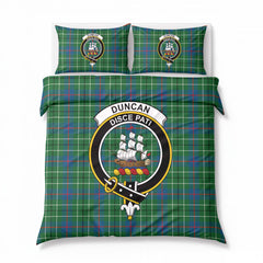 Duncan Ancient Tartan Crest Bedding Set