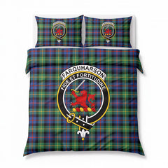 Farquharson Ancient Tartan Crest Bedding Set