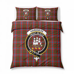 Harkness Dress Tartan Crest Bedding Set