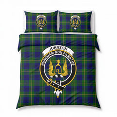Johnson Modern Tartan Crest Bedding Set