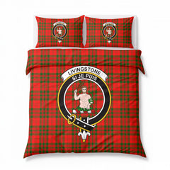Livingstone Tartan Crest Bedding Set