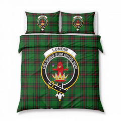 Lundin Tartan Crest Bedding Set