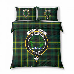 MacArthur Modern Tartan Crest Bedding Set
