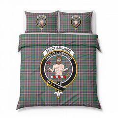 MacFarlane Hunting Ancient Tartan Crest Bedding Set
