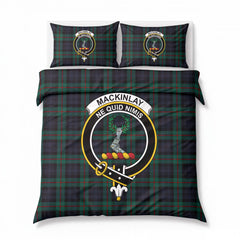 MacKinlay Modern Tartan Crest Bedding Set