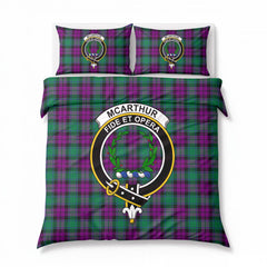 McArthur - Milton Tartan Crest Bedding Set