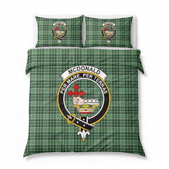 McDonald Lord of the Isles Hunting Tartan Crest Bedding Set