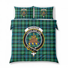 McKenzie Ancient Tartan Crest Bedding Set