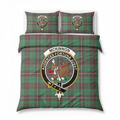 McKinnon Hunting Ancient Tartan Crest Bedding Set