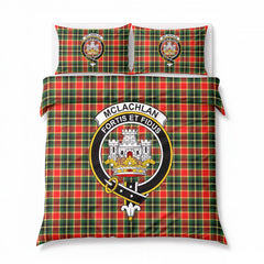 McLachlan Hunting Modern Tartan Crest Bedding Set