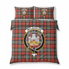 McLachlan Weathered Tartan Crest Bedding Set