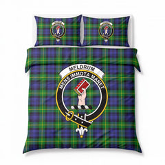 Meldrum Tartan Crest Bedding Set