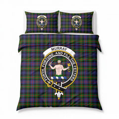 Murray of Atholl Modern Tartan Crest Bedding Set