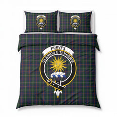 Purves Tartan Crest Bedding Set