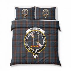 Renton Tartan Crest Bedding Set