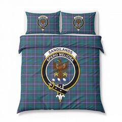 Sandilands Tartan Crest Bedding Set
