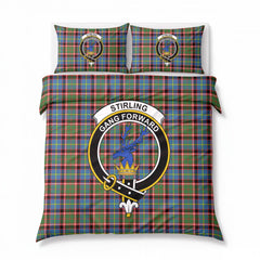 Stirling (of Cadder-Present Chief) Tartan Crest Bedding Set