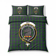 Tait Tartan Crest Bedding Set