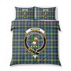 Watson Ancient Tartan Crest Bedding Set