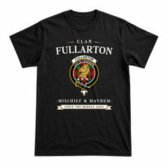 Fullarton Tartan Crest Mischief and Mayhem T-shirt
