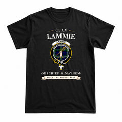 Lammie Tartan Crest Mischief and Mayhem T-shirt
