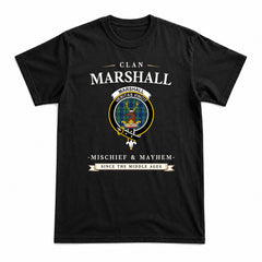 Marshall Tartan Crest Mischief and Mayhem T-shirt